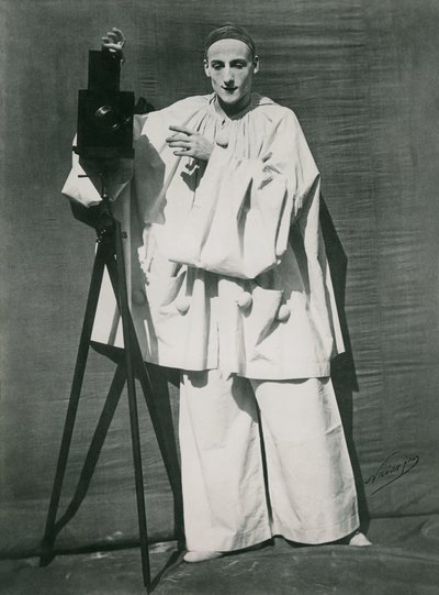 Portrait of Jean Charles Deburau as Pierrot, c.1850-60 by Nadar